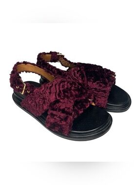 Marni Chenille Knit Sandals